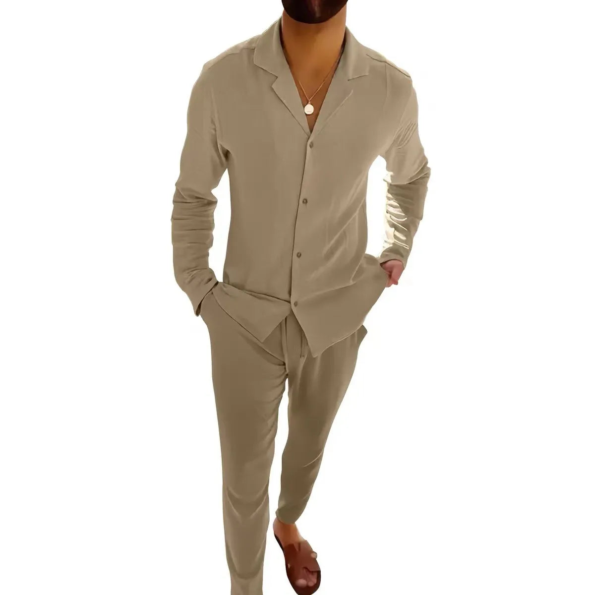 Silvano™ | Summer Linen Set – Effortless Style, Pure Comfort