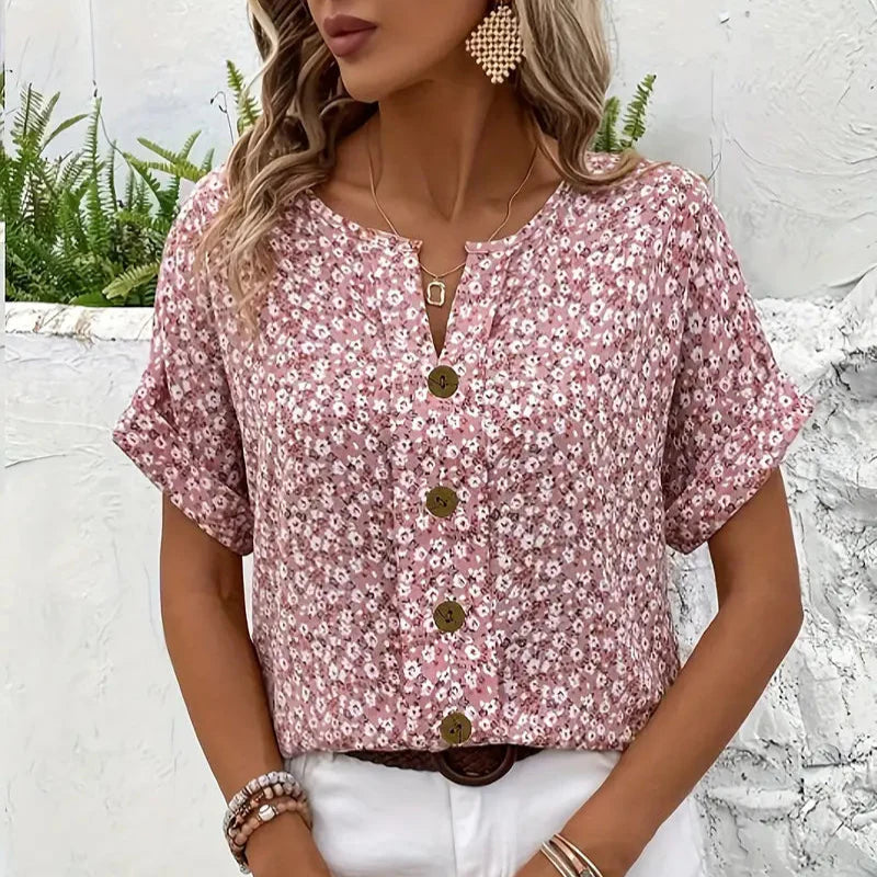 Verna™ | Elegant Floral Blouse – Light, Airy & Effortlessly Chic