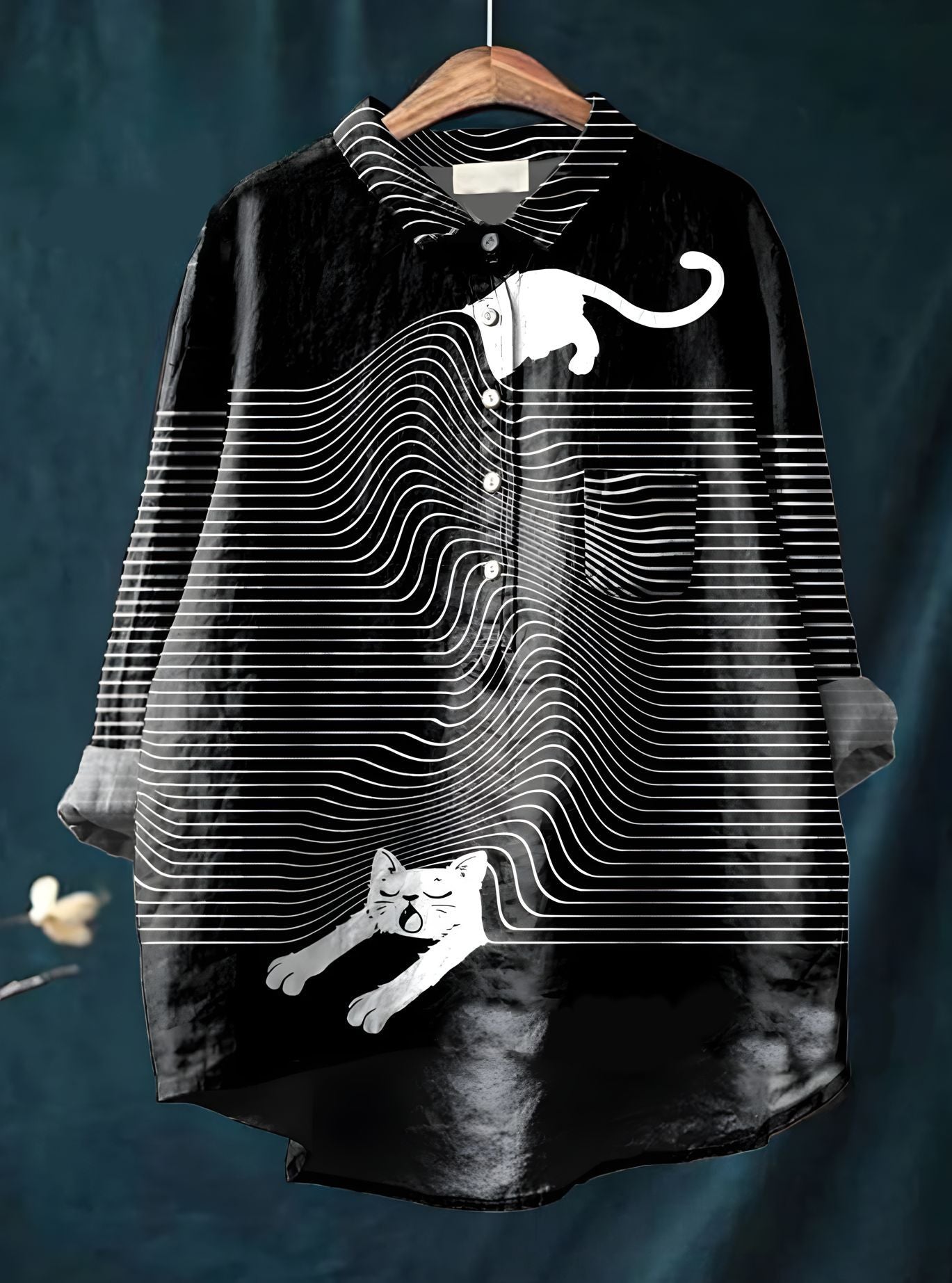 Liora™ | Artistic Dog Print Blouse