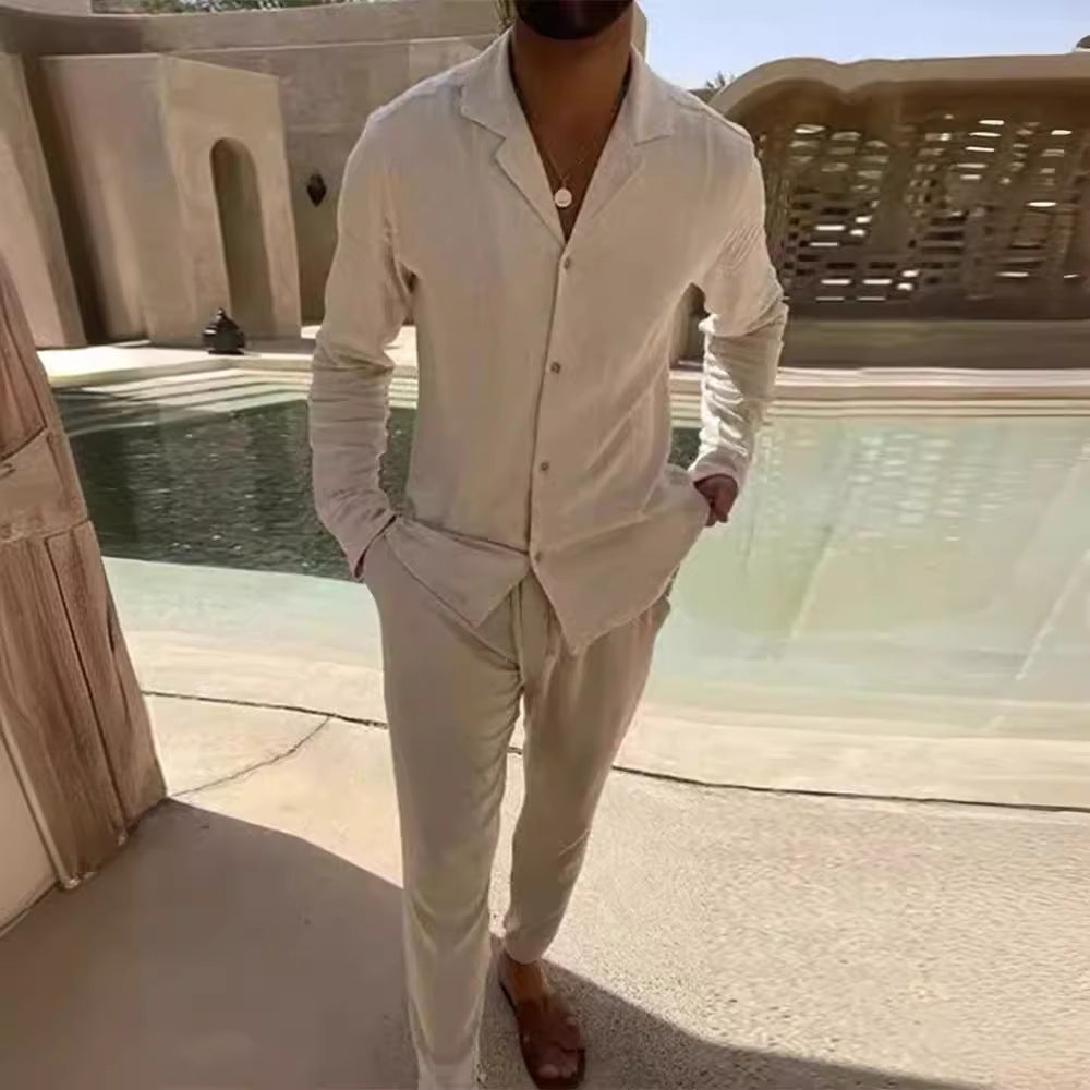 Silvano™ | Summer Linen Set – Effortless Style, Pure Comfort