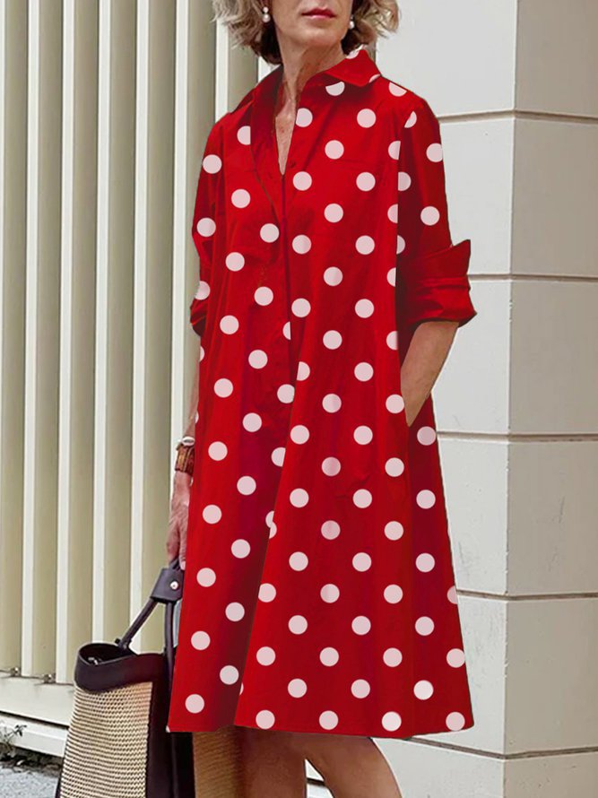 Liane™ | Elegant Floral Shirt Dress