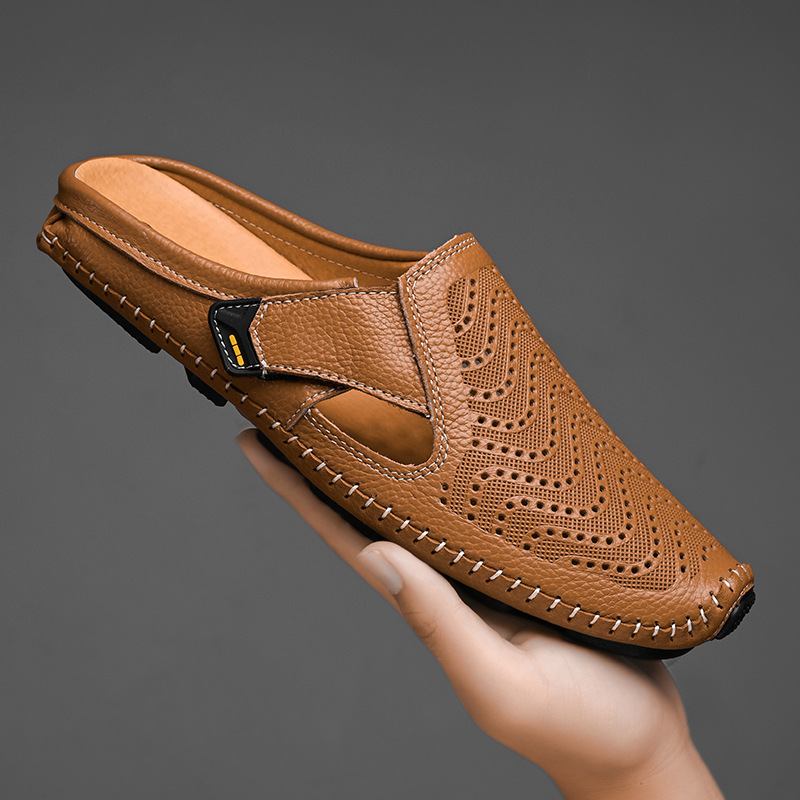 Lorenzo™ | Italian Leather Sandals with Breathable Design