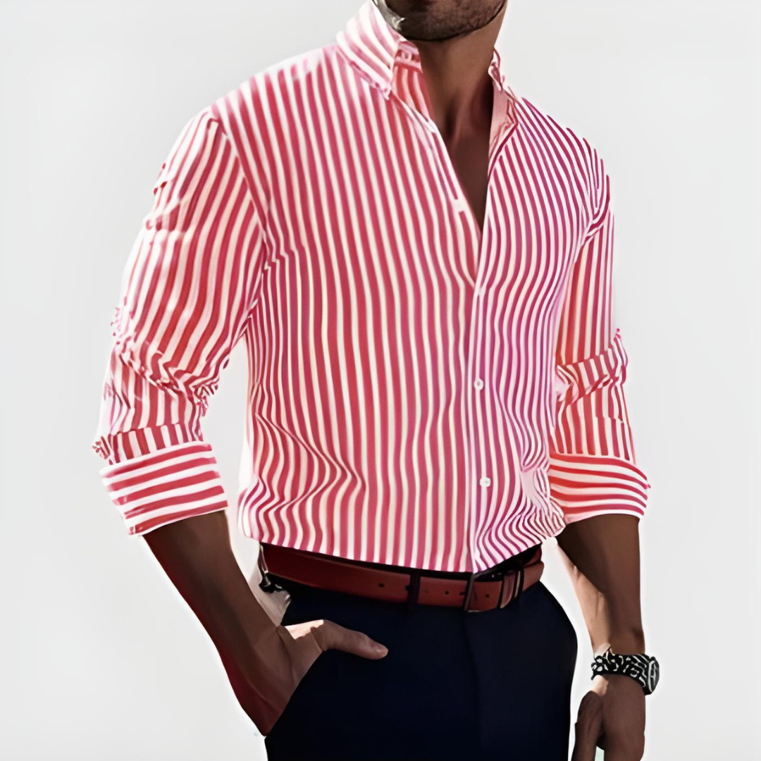 Marcello™ | Elegant Striped Shirt