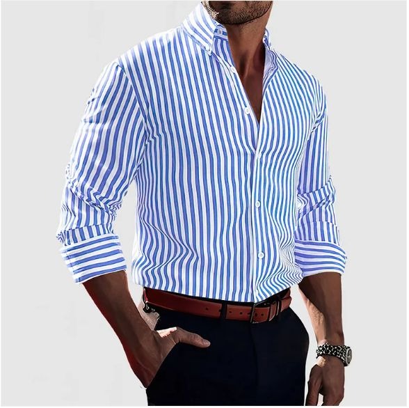 Marcello™ | Elegant Striped Shirt