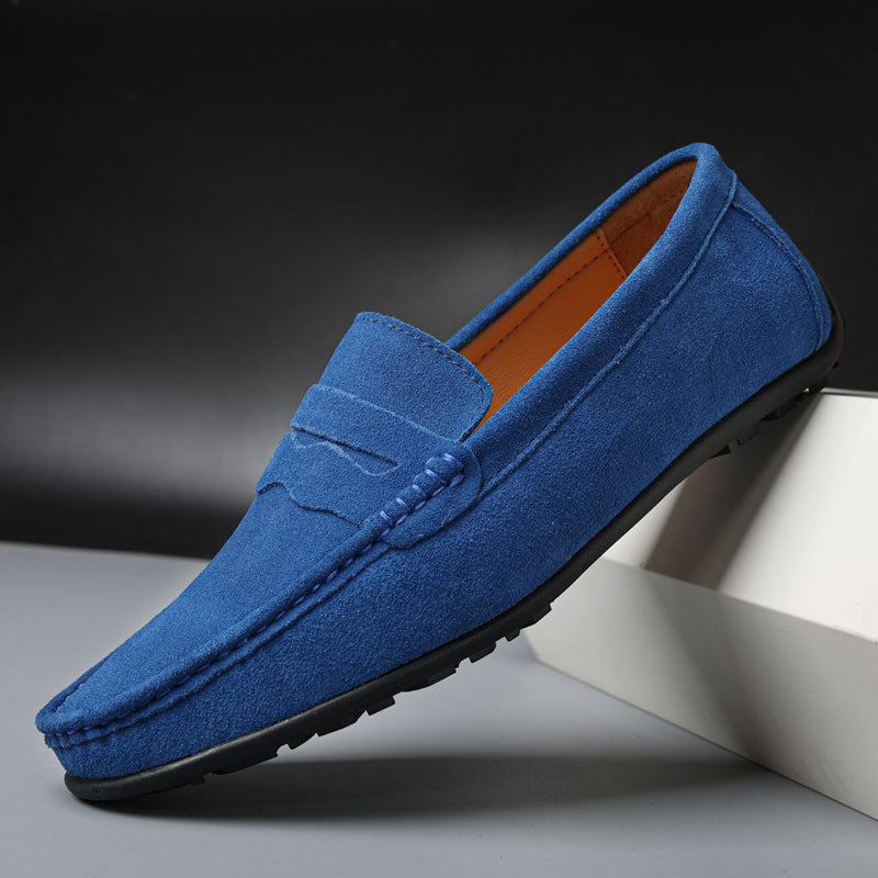 Alessio™ | Retro Suede Loafers met Tijdloze Klasse