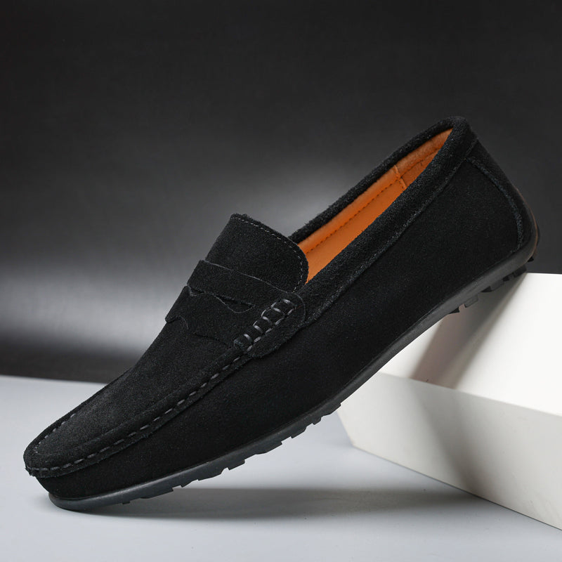 Alessio™ | Retro Suede Loafers met Tijdloze Klasse