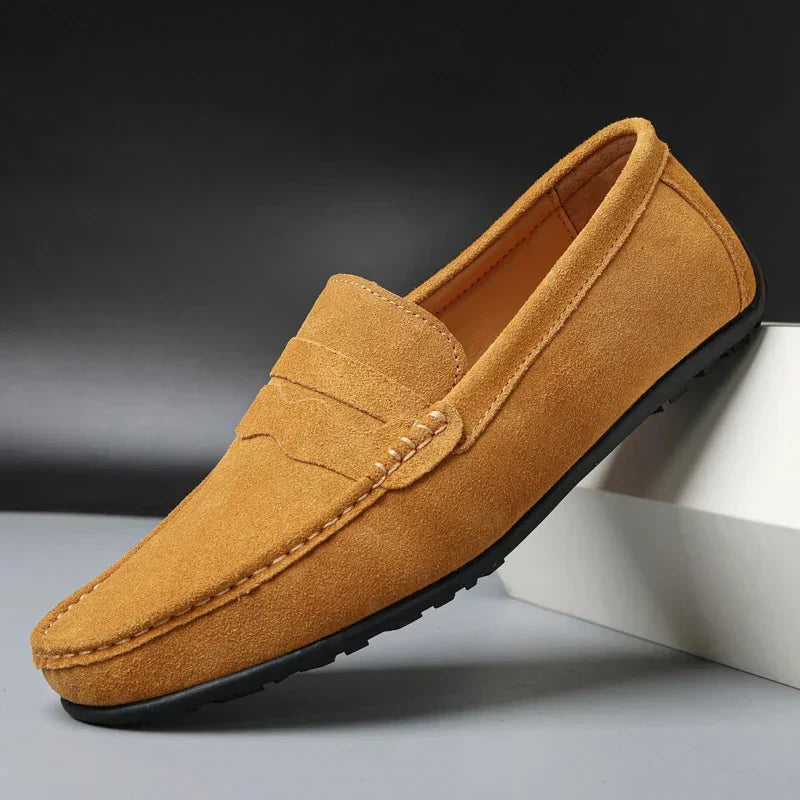 Alessio™ | Retro Suede Loafers met Tijdloze Klasse