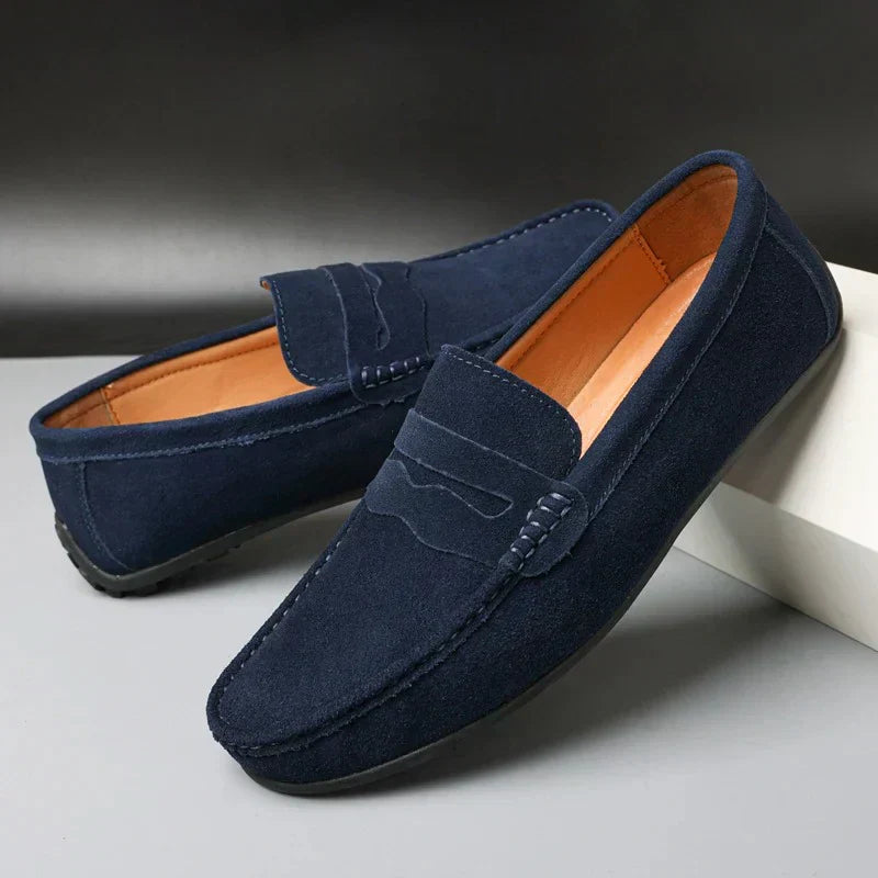Alessio™ | Retro Suede Loafers met Tijdloze Klasse