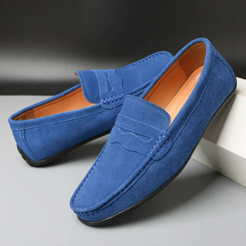 Alessio™ | Retro Suede Loafers met Tijdloze Klasse